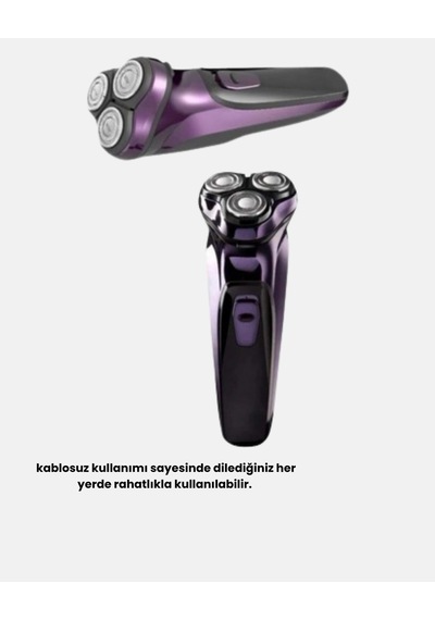 Profesyonel Şarjlı Tıraş Makinesi Ayarlanabilir Başlıklı Kablosuz 1.5 Saat
