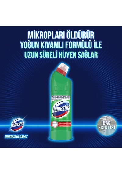 Domestos Çamaşır Suyu Yoğun Kıvamlı Dağ Esintisi 5 Adet X 750 Ml.