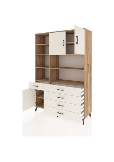 Hyperion Dolap 9 Raflı 5 Çekmeceli 3 Kapaklı 132x44x195 Çam-aytaşı/aytaşı Aytası/aytası Hyperion Dolap 9 Raflı 5 Çekmeceli 3 Kapaklı 132x44x195 Çam-aytaşı/aytaşı Aytası/aytası