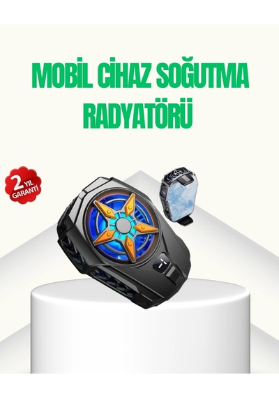 Oyunlar İçin Güçlü Telefon Soğutucu Fan Dijital Ekranlı Krgltgs0vp9oc4y5zre