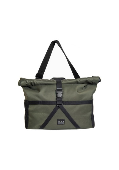 Brompton Borough Roll Top Bag Medium Olive Q101583 Siyah