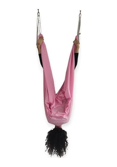 Naturecamp Nadi Pembe Yoga Hamak Seti Çok Renkli