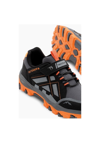 Tonny Black Termo Taban Su İtici Kumaş Cırtlı Çocuk Unisex Füme Oranj Trekking Ayakkabı Tbtmkd025 Füme Oranj