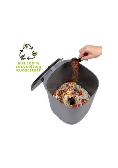Bokashi Kova Başlangıç Seti 10,6 L - Geri Dönüştürülmüş Plastikten Tasarım Mutfak Komposteri - Bokashi Kompos Diğer