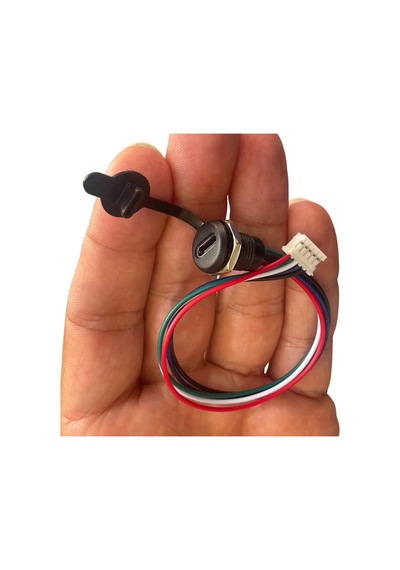 Ic-266t-2 Pano Tip Type-c Şase Dişi Soket 5p Şarj + Data