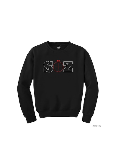 Söz Dizisi Logo 2 Siyah Sweatshirt