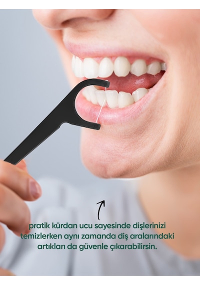 Tbrush Kürdanlı Diş İpi – 30 adet