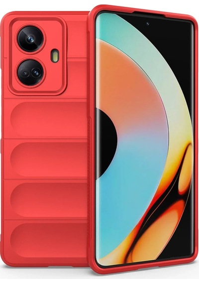 Cosmotex Newface Realme 10 Pro 5g Kılıf Optimum Silikon - Kırmızı