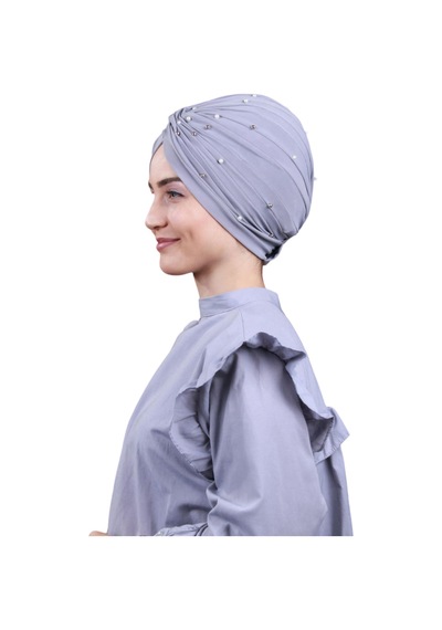 Melodi Scarf Kadın Tesettür İncili Taşlı Vera Dış Bone Açık Gri Açık Gri Melodi Scarf Kadın Tesettür İncili Taşlı Vera Dış Bone Açık Gri Açık Gri