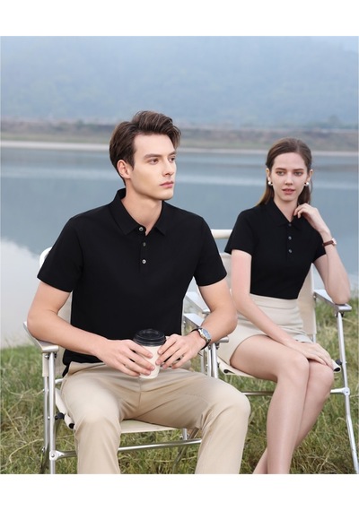New Performance Premium Polo T-shirt %72,8 Pamuk %27,2 Polyester Siyah