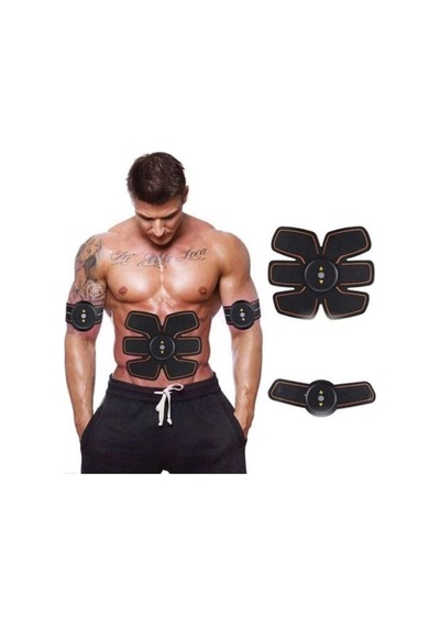 Six Pad Abs Kası Aleti Siyah