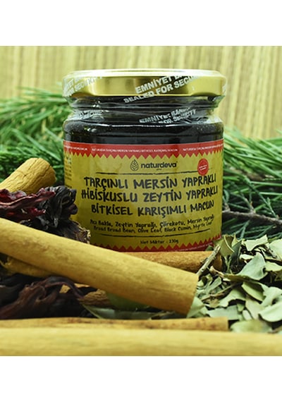 Tarçınlı Mersin Yapraklı Zeytin Yapraklı Bitkisel Karışım 230 Gr