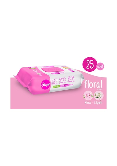 Sleepy Kişisel Temizlik Seti 25 Yaprak 3'lü ve Rosıe Koku Tekli