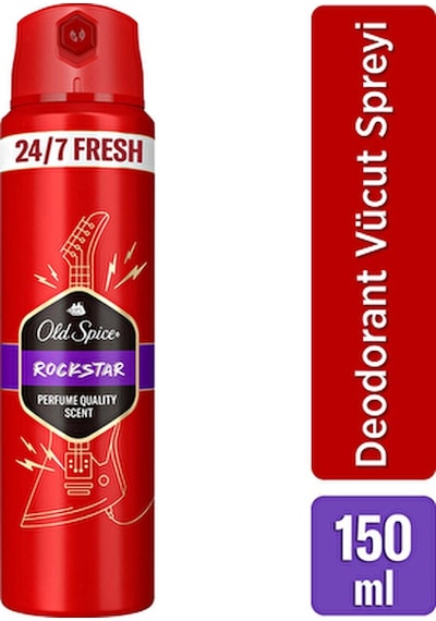 4 Adet Old Spice Deodorant Rockstar 150 Ml