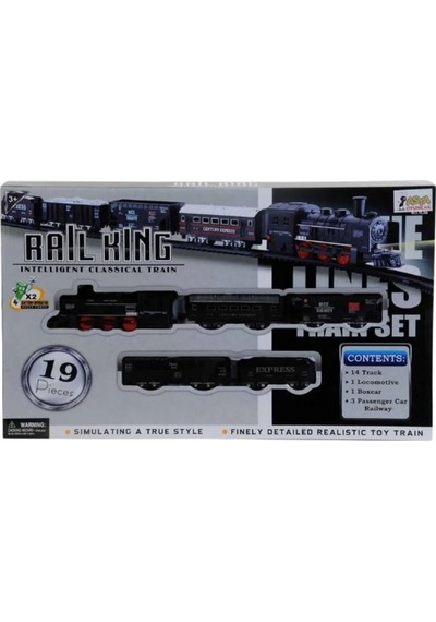Kutulu Pilli 19 Parça Tren Set - 08032-TL06/TL07