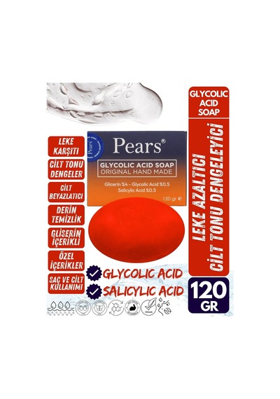 Pears Gliserinli Glikolik Asit Sabun, 120 Gram Diğer