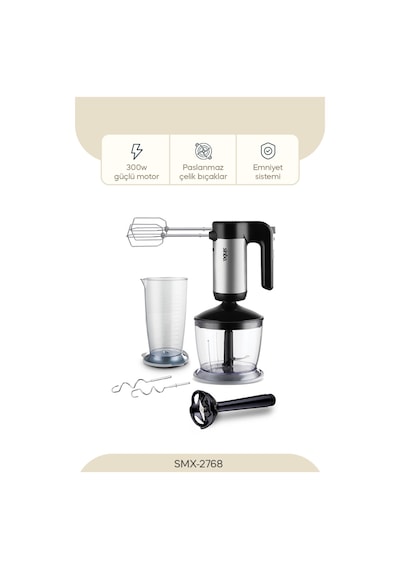 Sinbo SMX-2768 300 W Mikser & Blender Set