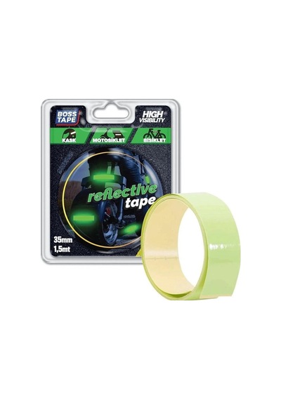 Boss Tape Fosforlu Reflektif Bant Yeşil Bt-09005