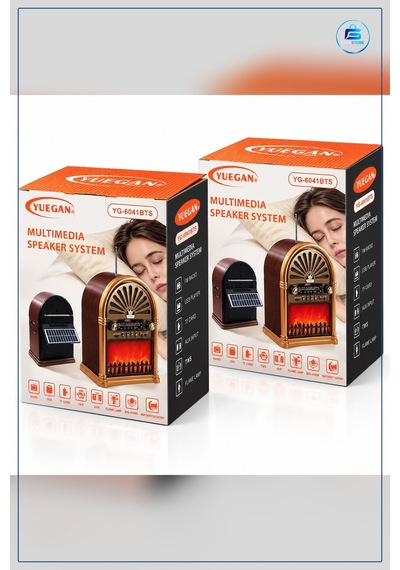 Solar Şarjlı Nostaljik Radyo Bluetooth Hoparlör Am Fm Sw Usb Type