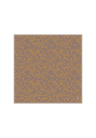 Aker Geometrik Desen 2025/2026 Twill İpek Eşarp 934 934