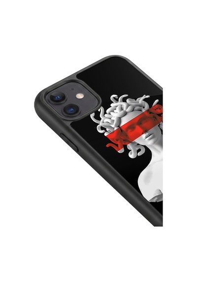 İphone 11 Uyumlu Gorgon Desenli Kamera Korumalı Darbelere Dayanıklı Kılıf 1001-gorgon-iphone11