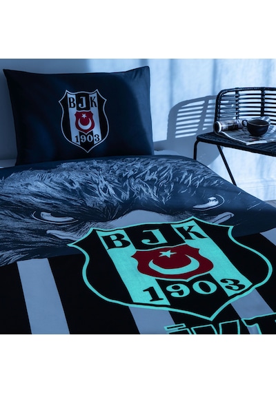 Lisanslı Bjk Şanslı Kartal Nevresim Takımı Tek Kişilik 000000001000050740 Çok Renkli