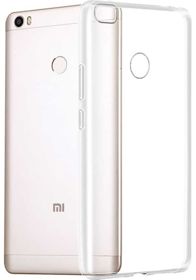 Zore Mi Max 2 Kılıf Süper Silikon Kapak - Renksiz Renksiz