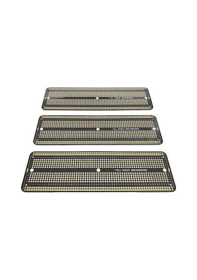 5.2x17.2 Cm Siyah Breadboard Tip Çift Taraflı Delikli Pertinaks