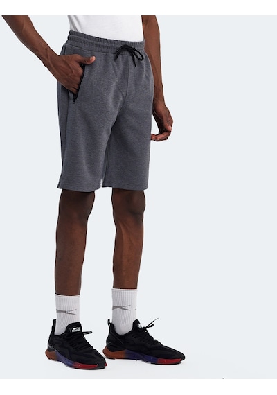 Slazenger KAARLO Erkek Cepli Koyu Gri Şort