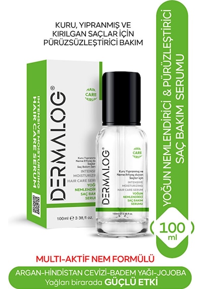 Dermalog Kuru ve Yıpranmış Saçlar İçin Yoğun Nemlendirici Saç Serumu 100 ML