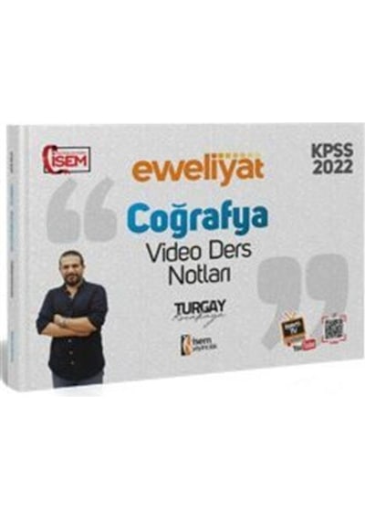 2022 KPSS Genel Kültür Coğrafya Video Ders Notu / Turgay Kocakaya