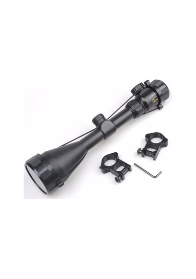 3-9x56eg Dürbünü Çift Işık Kırmızı,yeşil Kaynaklı Zoomlu Açık Sarı