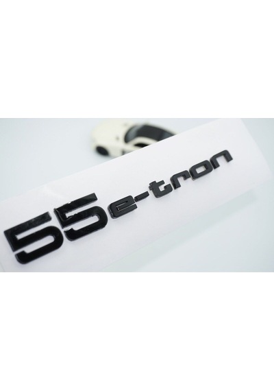 55 E-tron Bagaj Siyah Abs Yazı Logo Audi İle Uyumlu