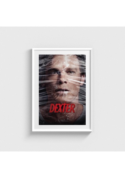 Dexter Dizi Posteri Tablo Çerçeveli Poster Duvar Dekorasyonu Beyaz Çerçeveli Tablo Beyaz Çerçeveli Tablo Dn11d534beyaz
