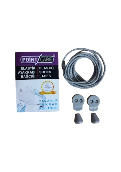 Point Care Akıllı Kilitli Elastik Ayakkabı Bağcık 100 Cm