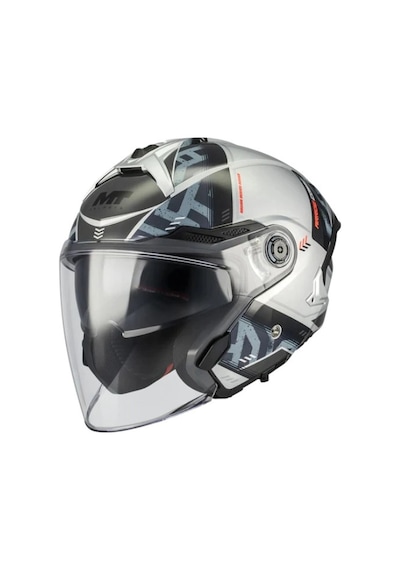 Kask Mt Cosmo Sv Arrow C2 Parlak Gri/siyah
