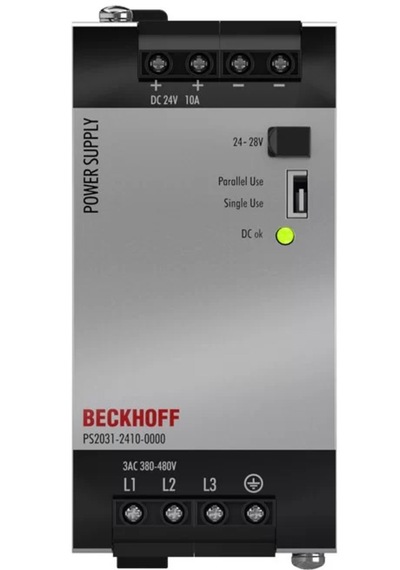 Beckhoff Ps2031-2410-0000 Çıkış: 24 V Dc, 10 A Giriş: 3 Ac 380 480v, 3 Fazlı Güç Kaynağı