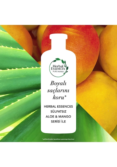 Herbal Essences Sülfatsız Renk Koruma ve Nem Aloe + Mango  Saç Bakım Kremi 275 ML