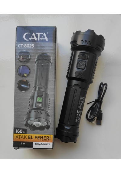 Ct-8025 Atak El Feneri Siyah