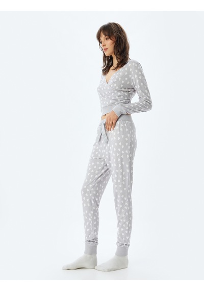 Koton Kalpli Jogger Pijama Altı Örme Beli Bağlamalı Beyaz Ekose 5wlk40151mk Beyaz Ekoseli Beyaz Koton Kalpli Jogger Pijama Altı Örme Beli Bağlamalı Beyaz Ekose 5wlk40151mk Beyaz Ekoseli Beyaz