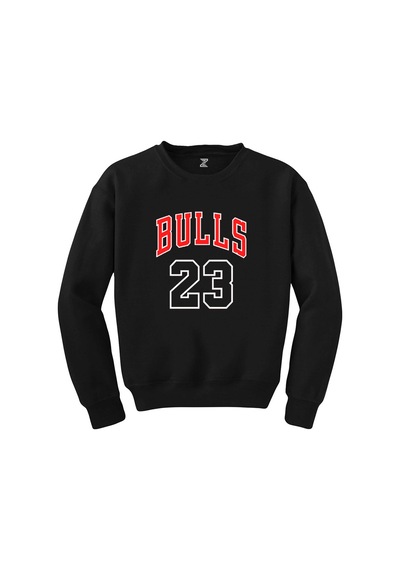 Chicago Bulls 23 Siyah Sweatshirt Siyah