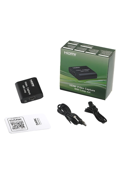 Dark Hdmı 4k Capture Card, Hdmı+usb Çıkışlı, Mikrofonlu Canlı Yayın Kayıt Cihazı Dk Hd Cap4k30