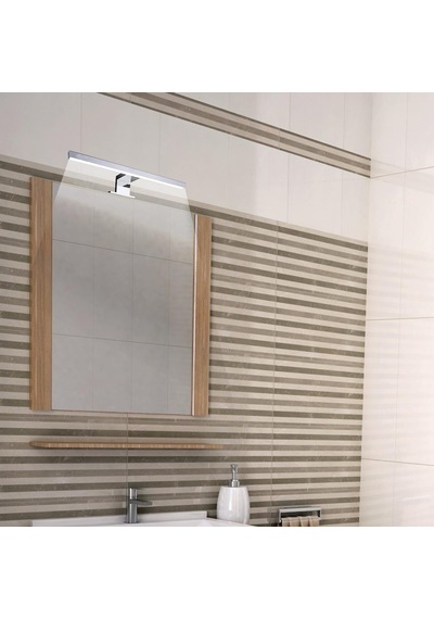 Diyez Meriç Dekoratif Led Banyo Aplik 30cm Krom 3000k Gün Işığı, 30 Cm Çok Renkli