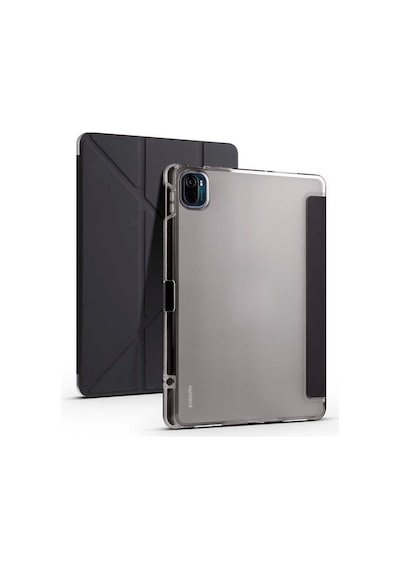 Xiaomi Uyumlu Mi Pad 5 / 5 Pro Kılıf Kalem Bölmeli Trifolding Case