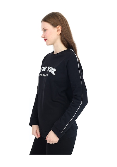 Kadın Sweatshirt - Şerit Garnili 0155mvng 001