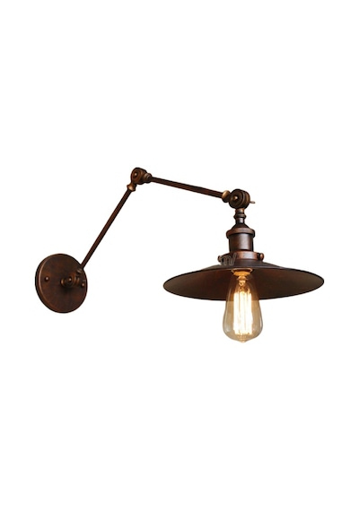 MYLİGHTS  BAKIR ESKİTME  ÜÇ MAFSALI AKROBAT APLİK  23 CM  EN Siyah