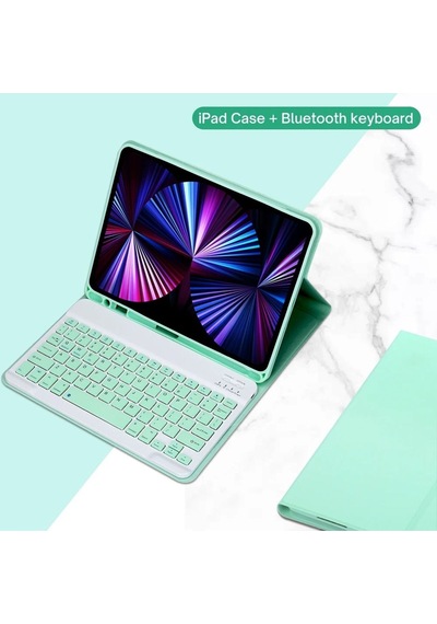Apple Uyumlu iPad 10. Nesil 10.9 İnç 2022 Bluetooth Klavyeli Kılıf Kalem Bölmeli Türkçe Klavye Kılıf Apple Uyumlu iPad 10. Nesil 10.9 İnç 2022 Bluetooth Klavyeli Kılıf Kalem Bölmeli Türkçe Klavye Kılıf