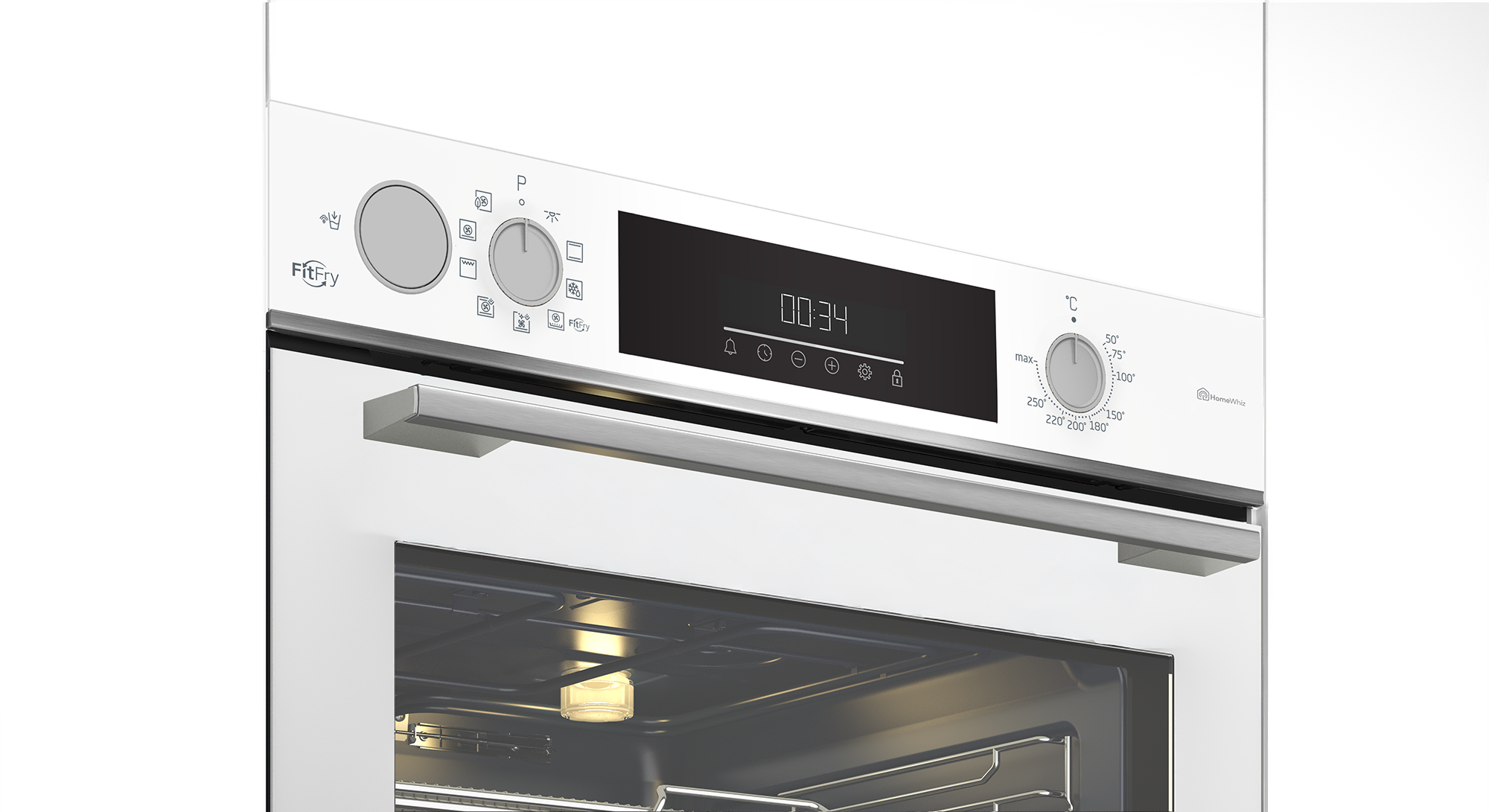 Beko BFC 632 B 72 L FitFry Buhar Destekli Fırın Beyaz