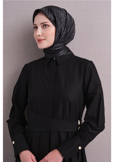 Armine Saf İpek Twill Eşarp 9628d 85 Kahve Çekirdeği