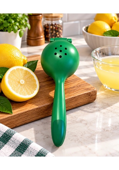 Tasarım Döküm Limon Sıkacağı Yeşil - Dayanıklı Narenciye Sıkacağı Renkli